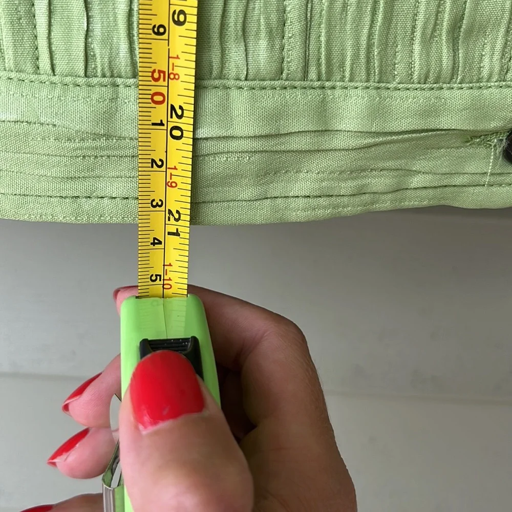 New Ruby Rd. Neon green animal print button down jacket - Picture 9 of 15